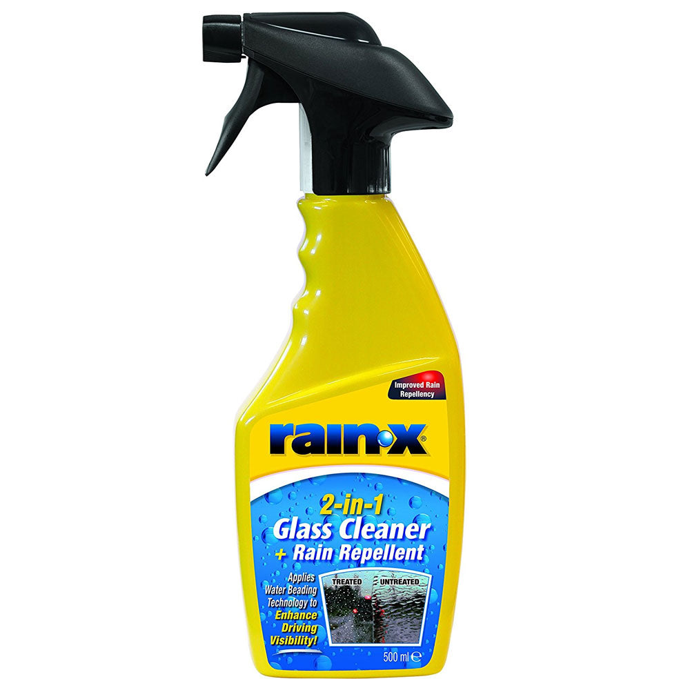 Rain-X 2-in-1 Glass Cleaner + Rain Repellent 500 мл – продуктова снимка