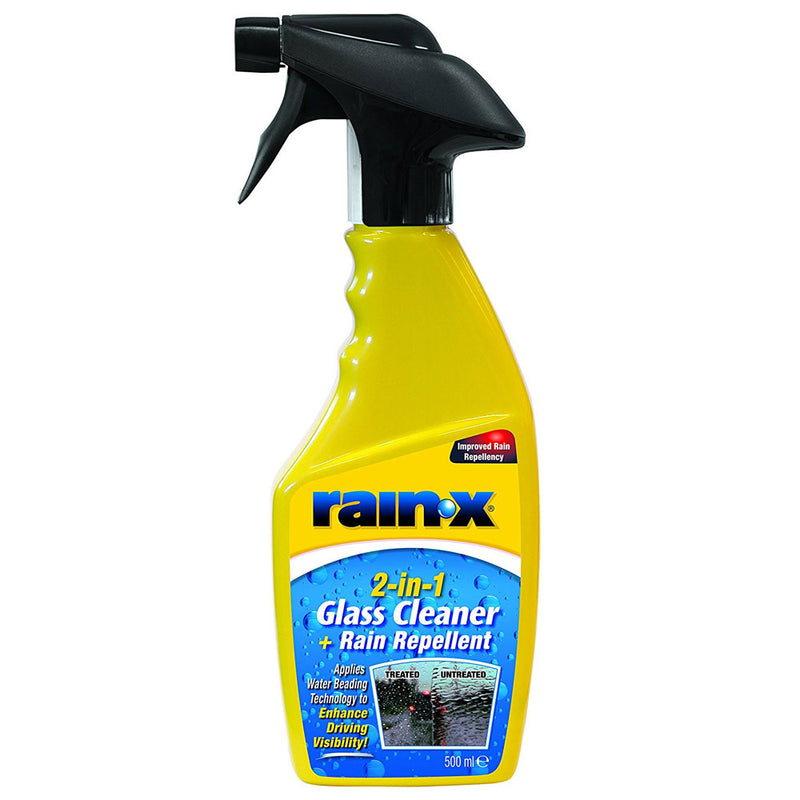 Rain-X 2-in-1 Glass Cleaner + Rain Repellent 500 мл – продуктова снимка