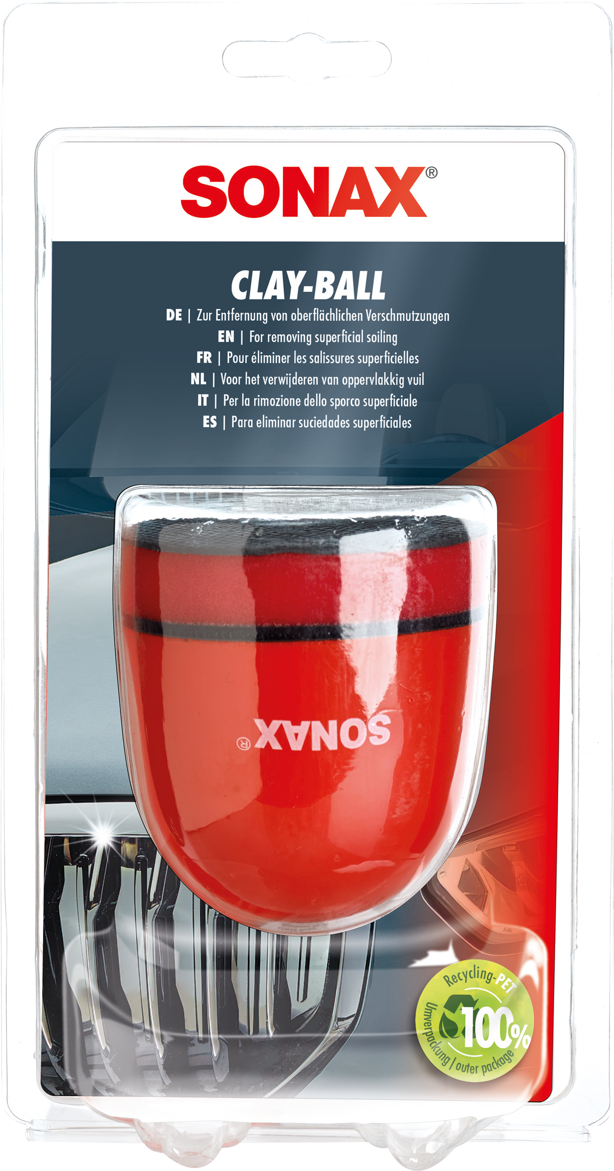 SONAX Clay Ball – глинен апликатор за деконтаминация