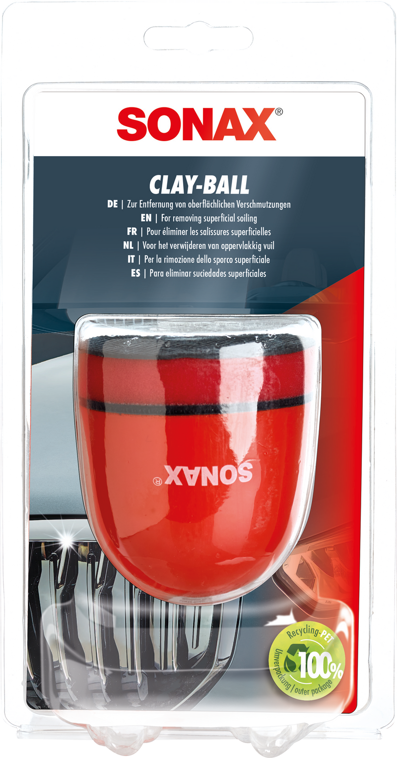 SONAX Clay Ball – глинен апликатор за деконтаминация